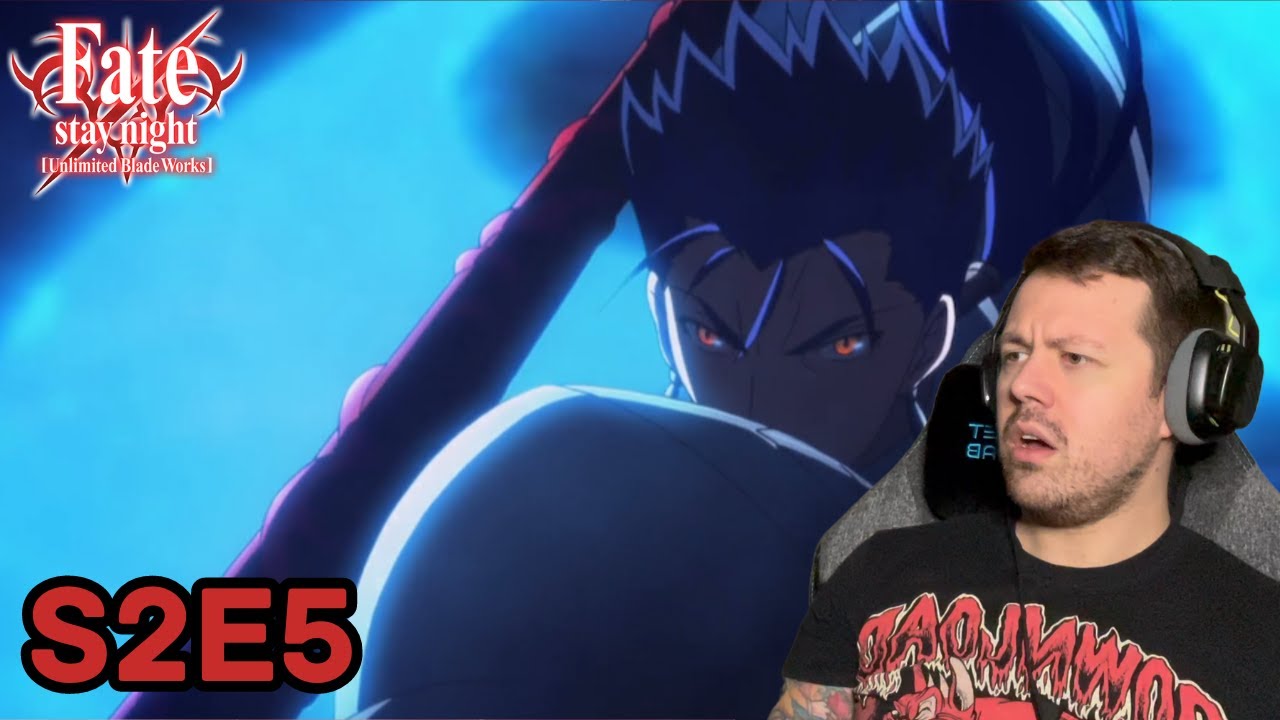 Fate/Stay Night Unlimited Blade Works Season 2 Episode 5 REACTION! | THE DARK SWORD BARES ITS FANGS!