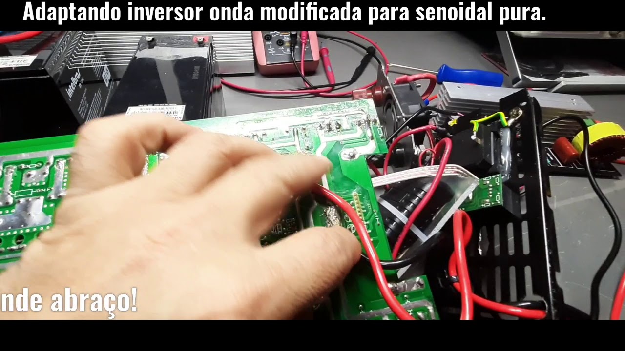 Energia Solar off  grid X Adaptando inversor onda modificada para senoidal pura.