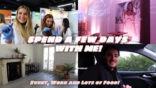 SPEND A FEW DAYS WITH ME | I met Ekin Su!! | Work, Events and Lots of food | Romy Morris