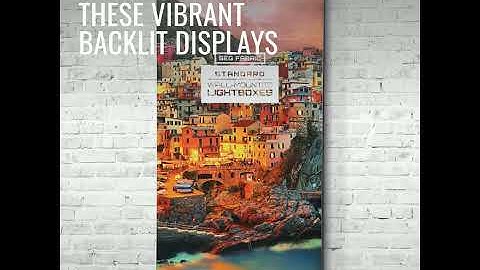 Fabric Wall-Mounted Lightboxes - LED Graphic Lightboxes