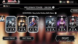 Fatal Hellspawn Tower Boss Battles 120, 140, 160, 180 & 200 + Final Rewards MK Mobile