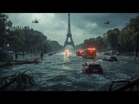 France Slammed By Twin Storms 2 Dead Paris Flooded Winds 110 Km H June 25 2025 