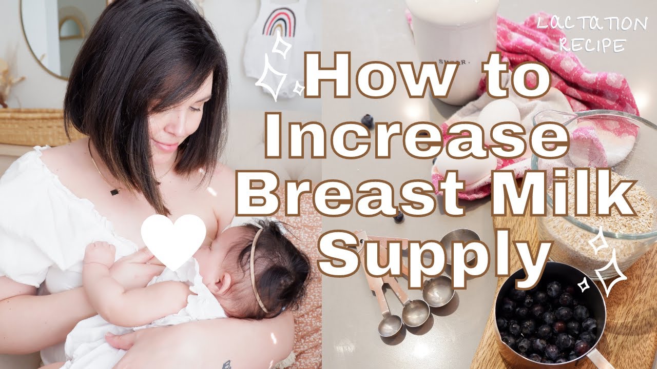 HOW TO INCREASE BREAST MILK SUPPLY  | IN ONLY 2 DAYS | LACTATION RECIPE INCLUDED