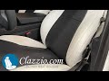 #satisfying Clazzio leather seat upgrade for #Tesla model 3