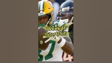 🏈 Week 11 Start Sit
