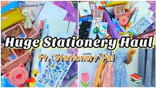 Huge Stationery Haul 🌷 ft. Stationery Pal | Study Essentials📚 | *ASMR* | Study More screenshot 1