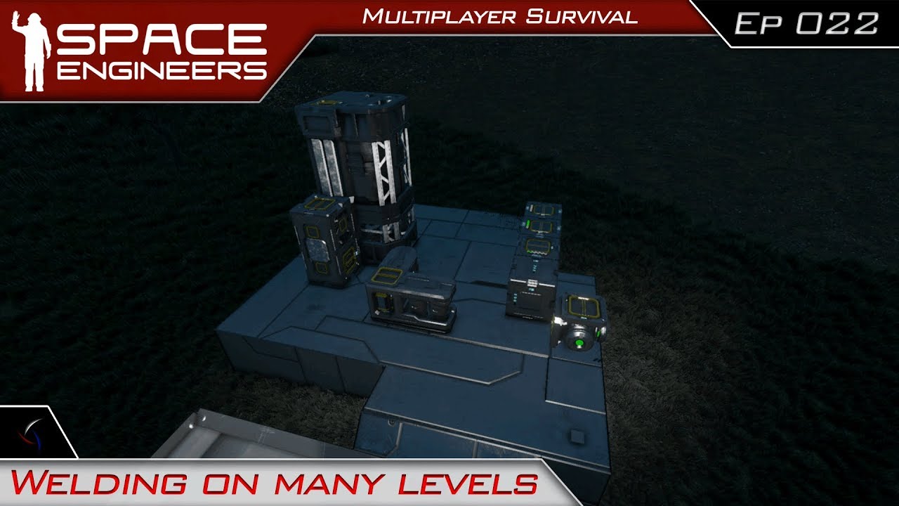 Multi Level Base Work | Space Engineers Multiplayer Survival - Modded ...