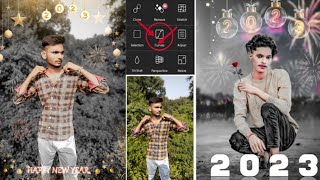 Happy New year 2023 Photo Editing || happy New Year 2023 photo Editing 2023 || Picsart photo Editing