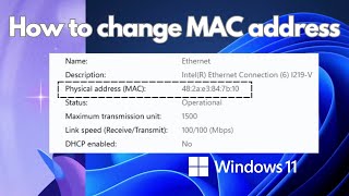 How to Change MAC Address in Windows 11 (2024) | Technitium MAC Address Changer Tutorial