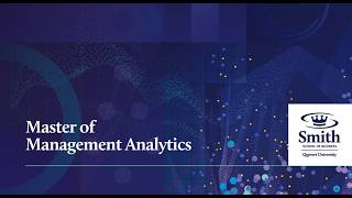 Master of Management in Analytics - Information Session | October 15, 2026
