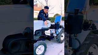 Mini Tractor Power 🚜 Small Machine Big Work | Smart Farming Technology#shorts