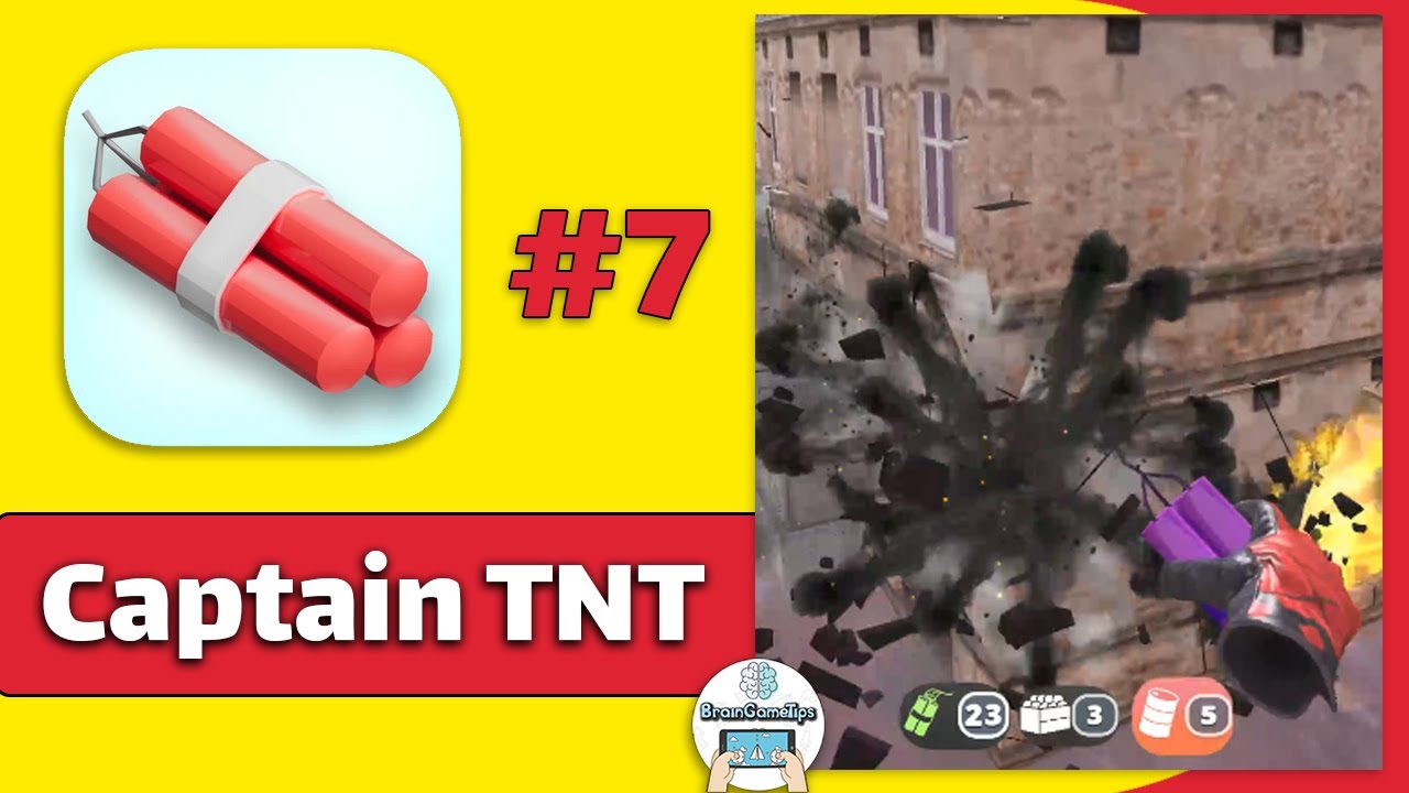 Captain TNT - Part 7 - New Map - Game Play