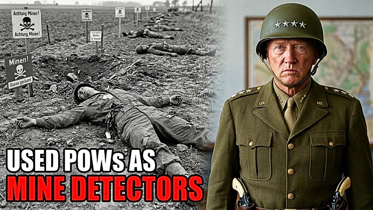 "What Patton Said When Germans Used POWs as Mine Detectors"