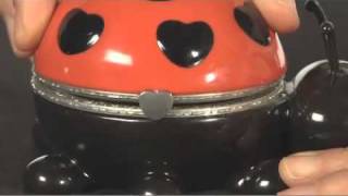 Granddaughter Gifts Lady Bug Music Box, Granddaughter christmas gifts