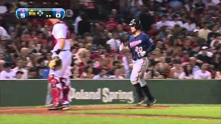 2012/08/02 Dozier's two-run blast