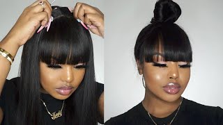 Must Have Lace Front Wig With Bangs Protective Styles For Beginners Myfirstwig