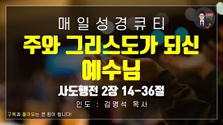 매일성경 [말씀 묵상 큐티 #행] 사도행전 2장 14-36절