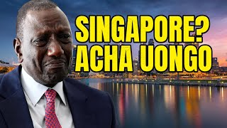 Wimbo wa SINGAPORE Ni Uongo, Riggy G Aambia Rais Ruto.
