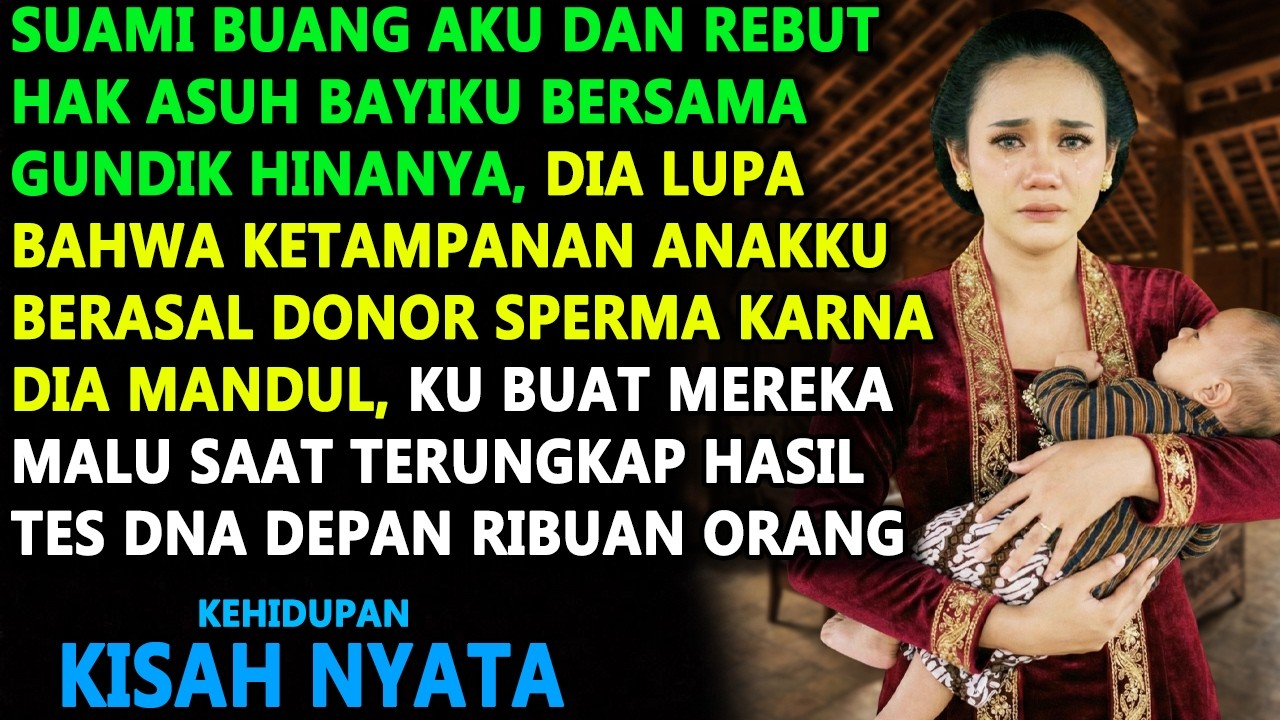 REBUT HAK ASUH BAYIKU & BUANG AKU DEMI GUNDIK! SUAMI MANDUL SYOK HASIL DNA KU BONGKAR DI DEPAN UMUM!