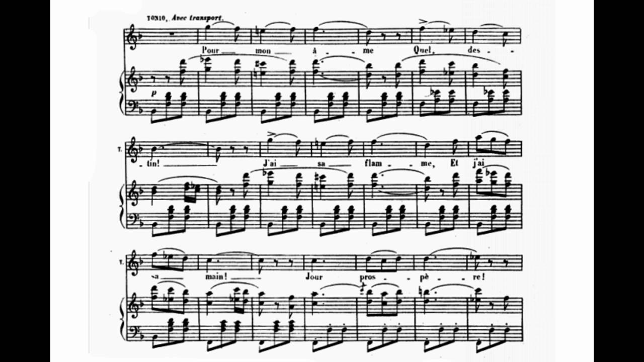 "Ah ! mes amis Pour mon âme", La fille du Régiment G .Donizetti