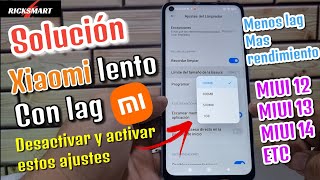 Como Eliminar el lag de tu Xiaomi lento acelera tu Xiaomi con estos ajustes redmi note poco screenshot 1