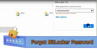 Forgot BitLocker Password  -- How to Reset or Recover