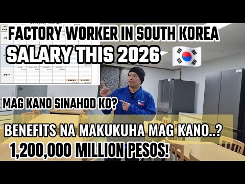 South Korea Factory Worker Salary