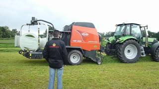 Deutz Fahr Ttv 620 Met Kuhn Rondebalen Pers
