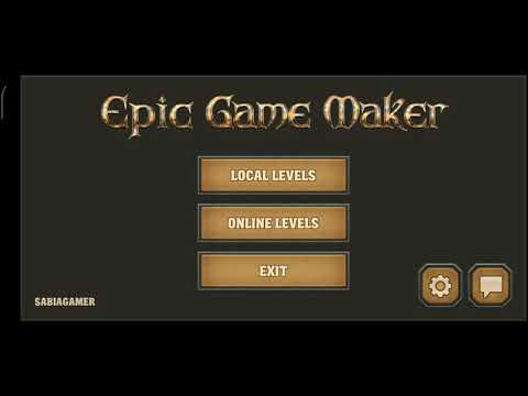 epic game maker თამაშების შემქმნელი