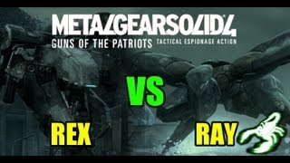 METAL GEAR SOLID 4 - Metal Gear Rex VS Ray HD