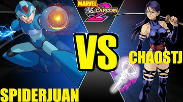 MvC2 Mvci Umvc3 SPIDERJUAN vs CHAOSTJ pt 2