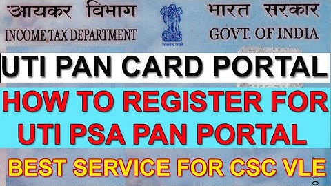 UTI PSA PAN PORTAL Online Registration! पैन कार्ड एजेंसी के लिए पंजीकरण! in Hindi by Digitalhelp Jay