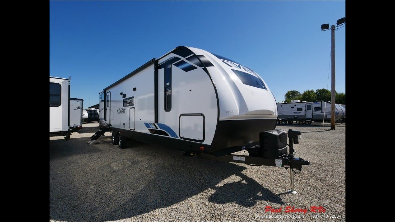 Modern Interior in this Top Selling Bunkhouse Travel Trailer Forest