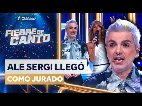 FIFTH JUDGE!🤩 This was Ale Sergi's arrival on Fiebre de Canto