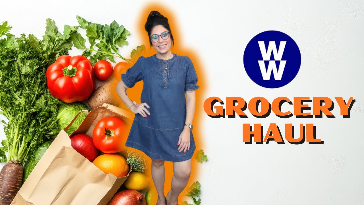 BIG WW GROCERY HAUL FOR WEIGHT LOSS - WEIGHT WATCHERS POINTS INCLUDED!