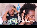 Moisture Galore for days!! Your Low Porosity 4C Hair will NEVER Feel Dry Again!