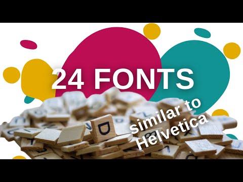 Vidéo: Helvetica Neue est-il gratuit pour un usage commercial ?