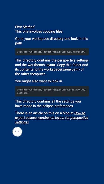 How to migrate perspective across workspaces in Eclipse? #shorts