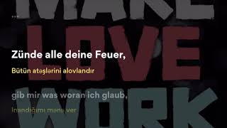 Auletta - Make love work (Lyrics mit aserbaidschanischer Übersetzung)