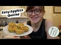 Easy Eggless Quiche Recipe