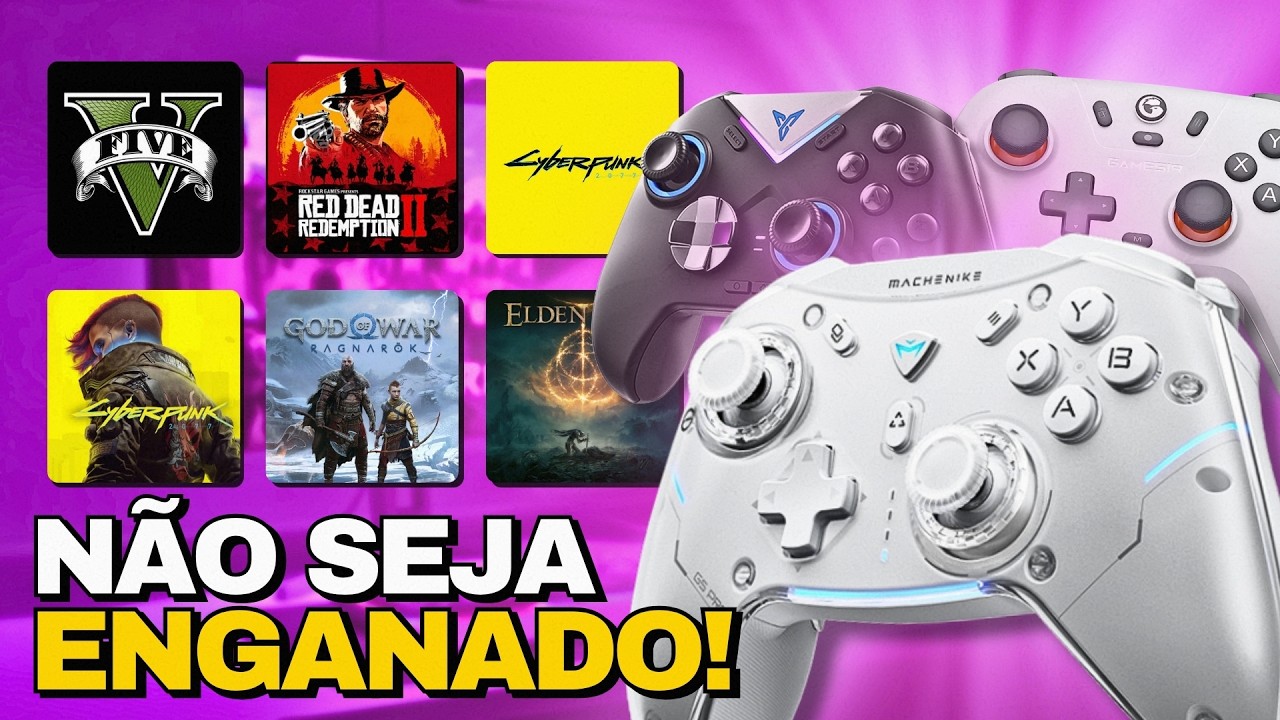 GUIA COMPLETO: Os Melhores Controles para PC em 2025 - (Custo-Benefício ...