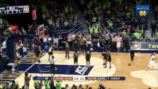 WBB - Lindsay Allen Sinks Half Court Shot vs. Florida State
