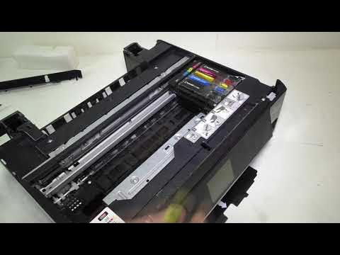 Как снять печатающую головку epson l355