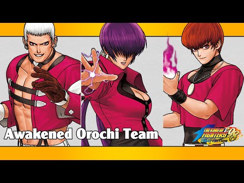 KoF'98 UM FE: Orochi Yashiro, Orochi Shermie, Orochi Chris combo video