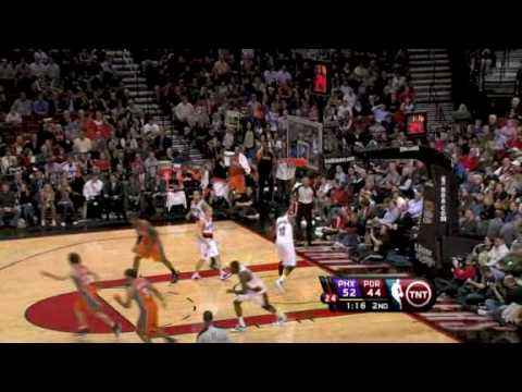 Suns vs Trail Blazers (NBA Highlights) 12/17/2009