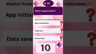 Q.44-Power Apps Beginner to Pro Questions