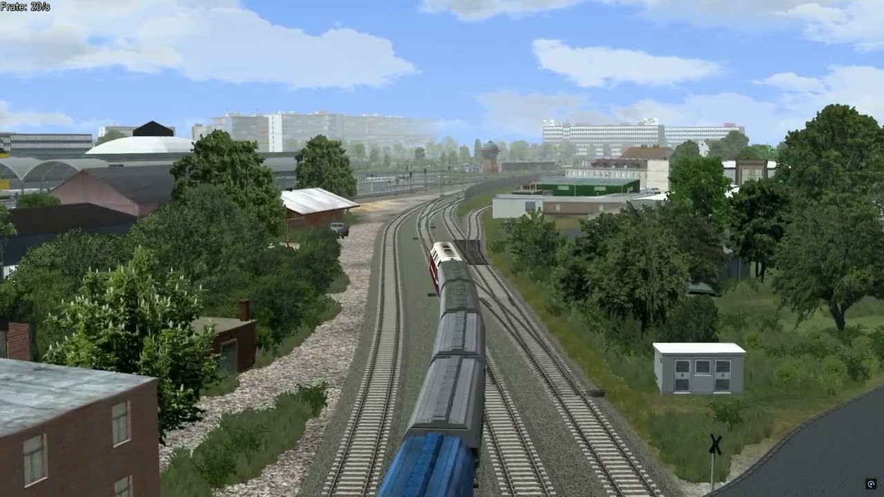 Mit dem Zug nach Halle