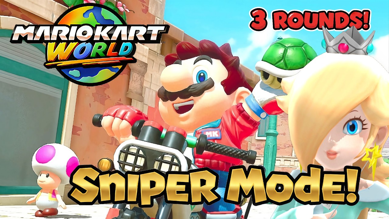 Mario Kart World Balloon Battle Touring Mario Gameplay 3 Rounds
