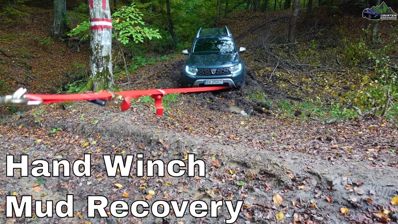 Dacia Duster 4x4 Offroad Manual Winch Extreme Test