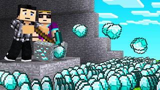 Minecraft MAIS CHAQUE BLOC QUE TU CASSES SE MULTIPLIE !